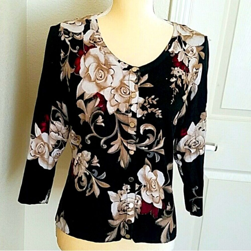 WHITE BLACK HOUSE MARKET BLACK,CREAM SIZE L